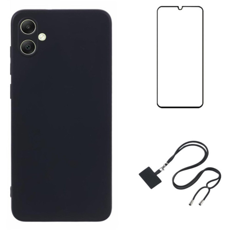 Capa Samsung Galaxy A05 Protetor de ecrã e cordão de pescoço WANLONFENG