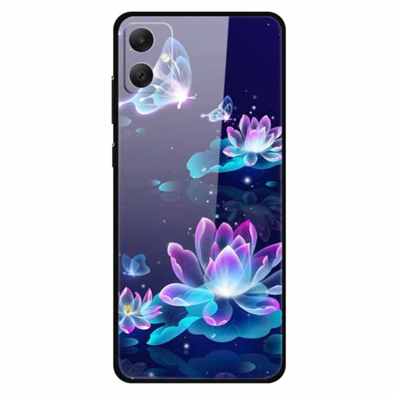 Capa de vidro temperado para Samsung Galaxy A05 Lotus Luminous