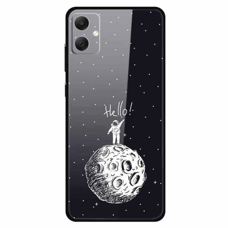 Capa de vidro temperado para Samsung Galaxy A05 Hello Lunar