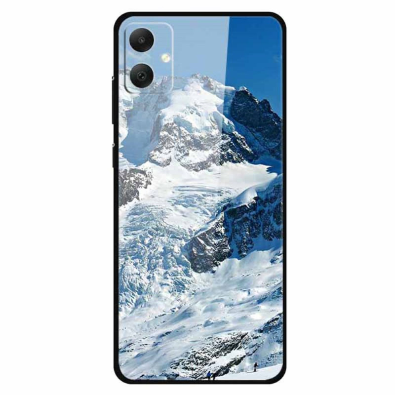 Capa de vidro temperado para Samsung Galaxy A05 Snowy Mountain