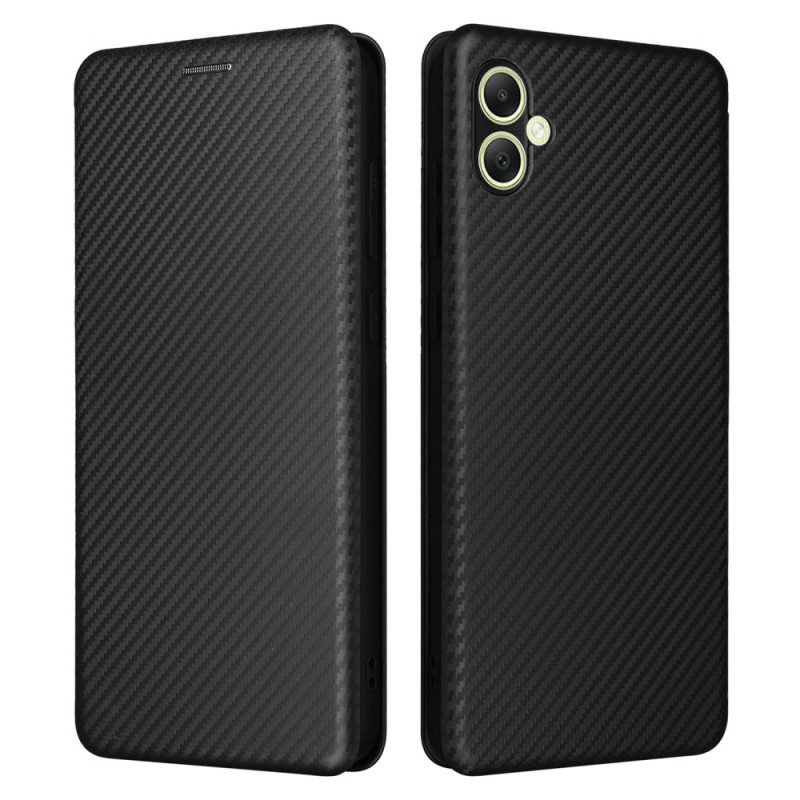 Capa Flip Cover Samsung Galaxy A05 Fibra de carbono