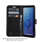 Samsung Galaxy S9 Plus Case Muxma Tecido e Efeito Couro