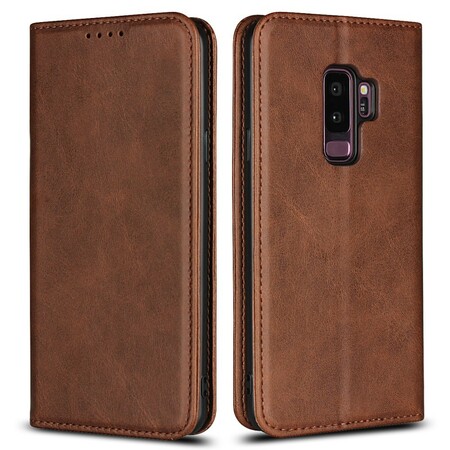 Capa Flip Capa Samsung Galaxy S9 Plus Costura em Couro