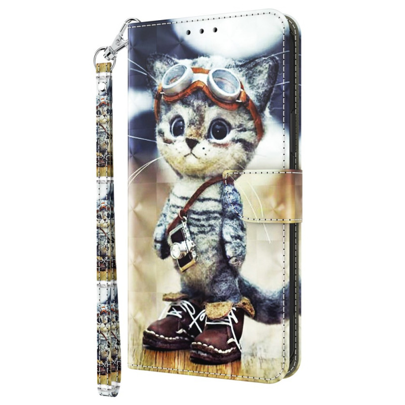 Capa Samsung Galaxy A16 4G / 5G Aviator Cat com correia