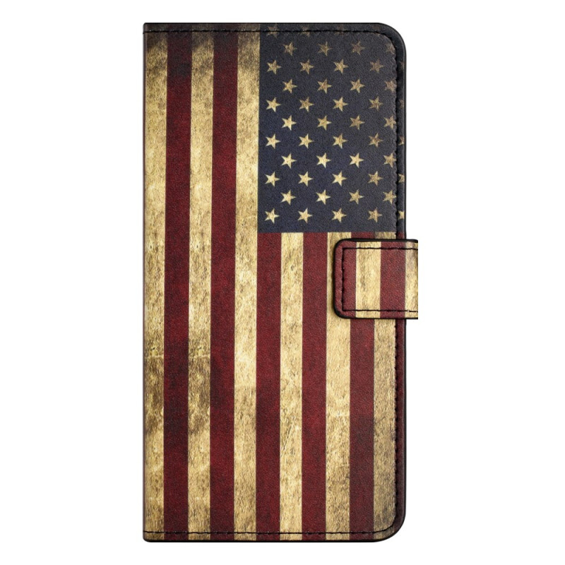 Housse Samsung Galaxy A16 Drapeau Américain Vintage