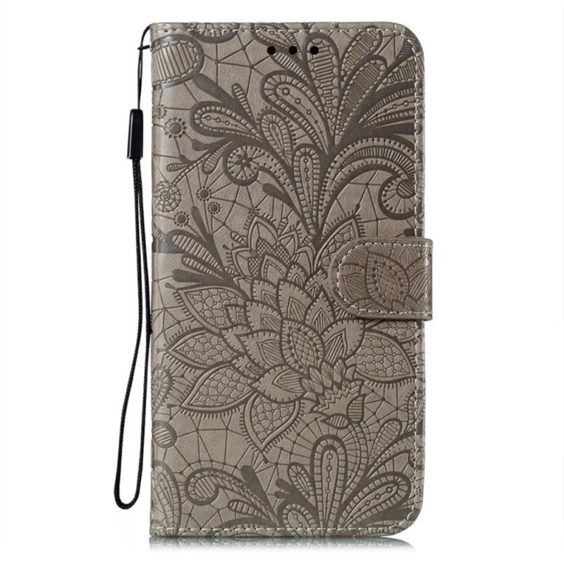 Capa Samsung Galaxy A16 4G / 5G com padrão floral e alça