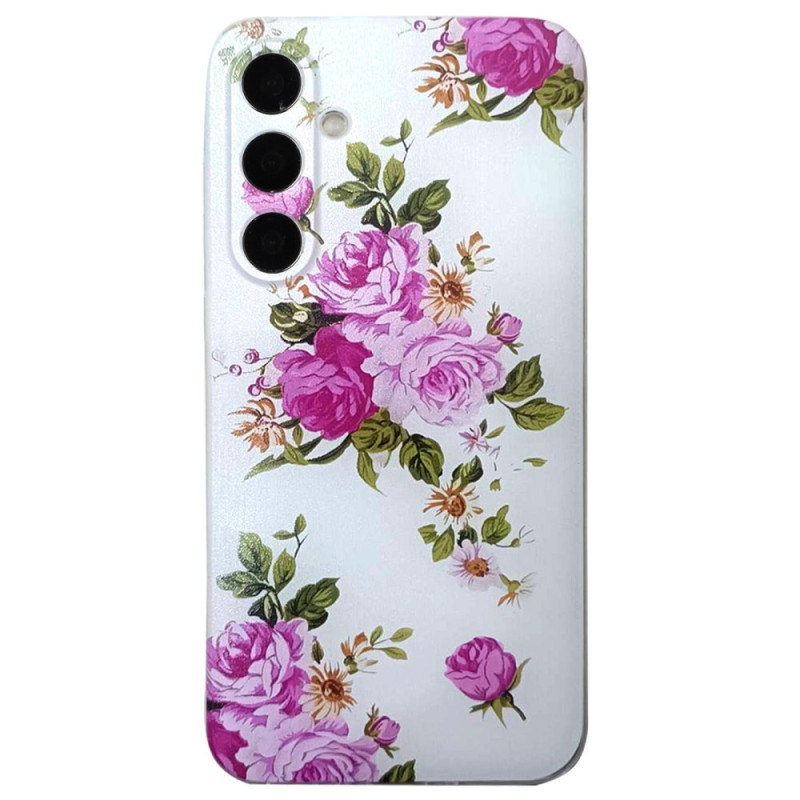 Capa para Galaxy A16 4G / 5G Padrão floral elegante