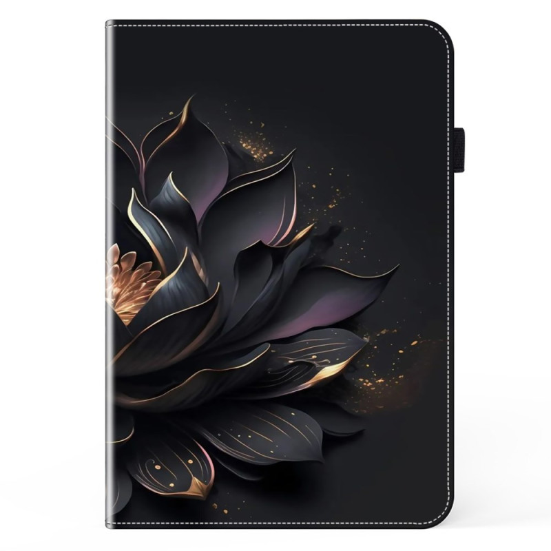 Xiaomi Redmi Pad SE 8.7 Capa preta com flores