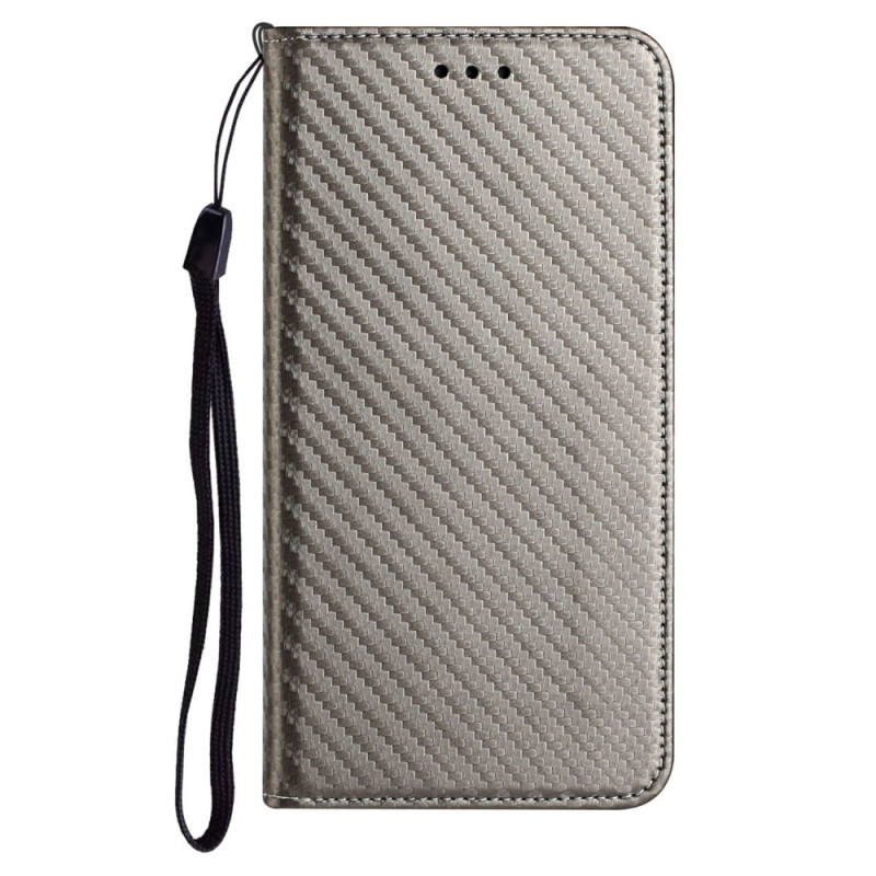 Capa Flip Cover Xiaomi Redmi 13 4G / 13 5G Cordão
 de fibra de carbono