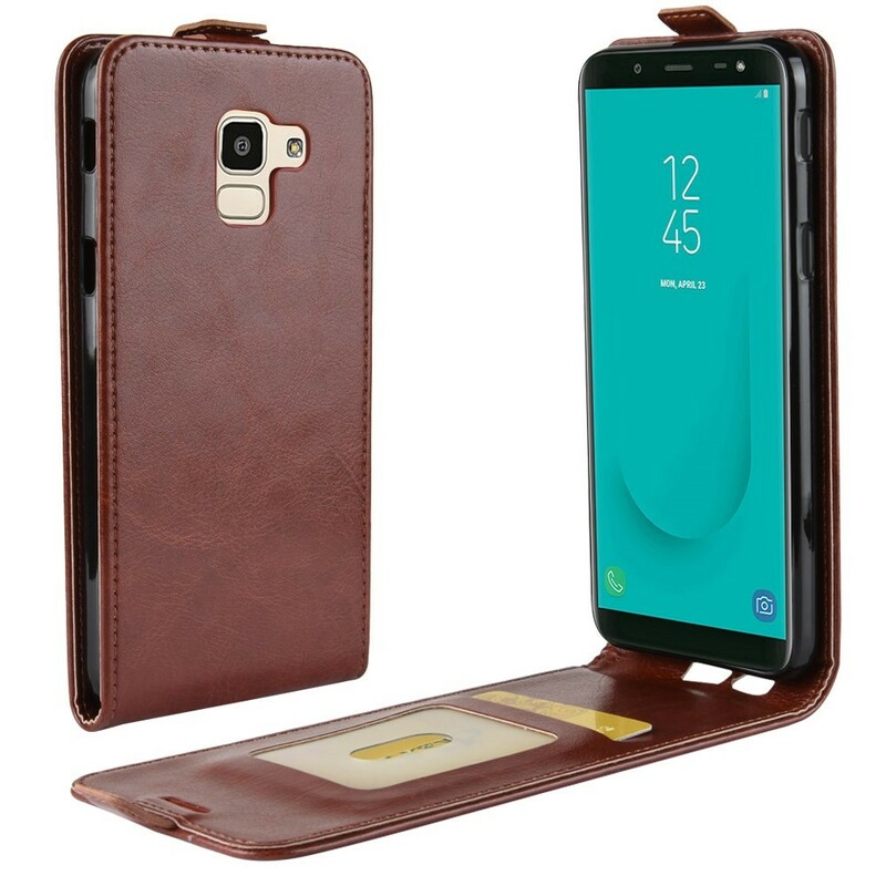 Samsung Galaxy J6 Capa de couro dobrável