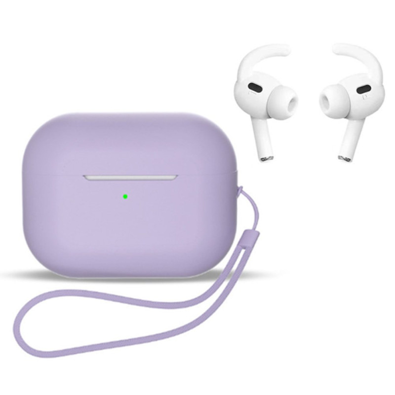 Capa de silicone clássica para AirPods Pro 2 com correia