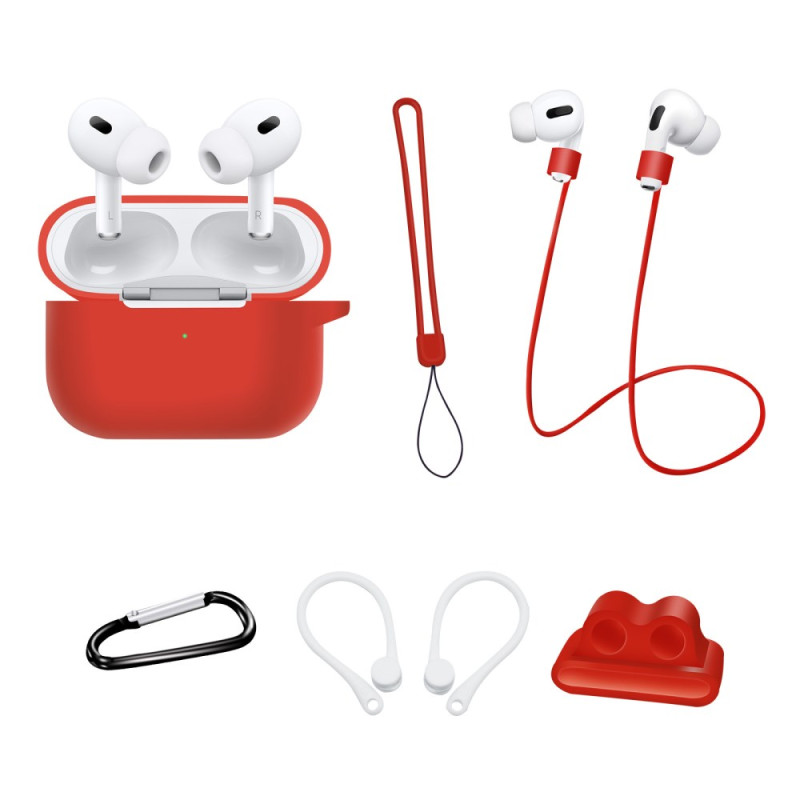 Kit de acessórios anti-perda 6 em 1 para AirPods Pro 2