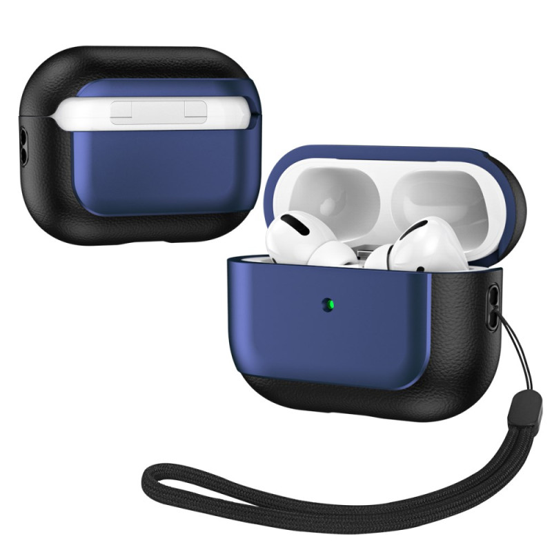 Capa bicolor para AirPods Pro com alça de mão