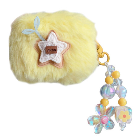 Capa de pelúcia amarela...