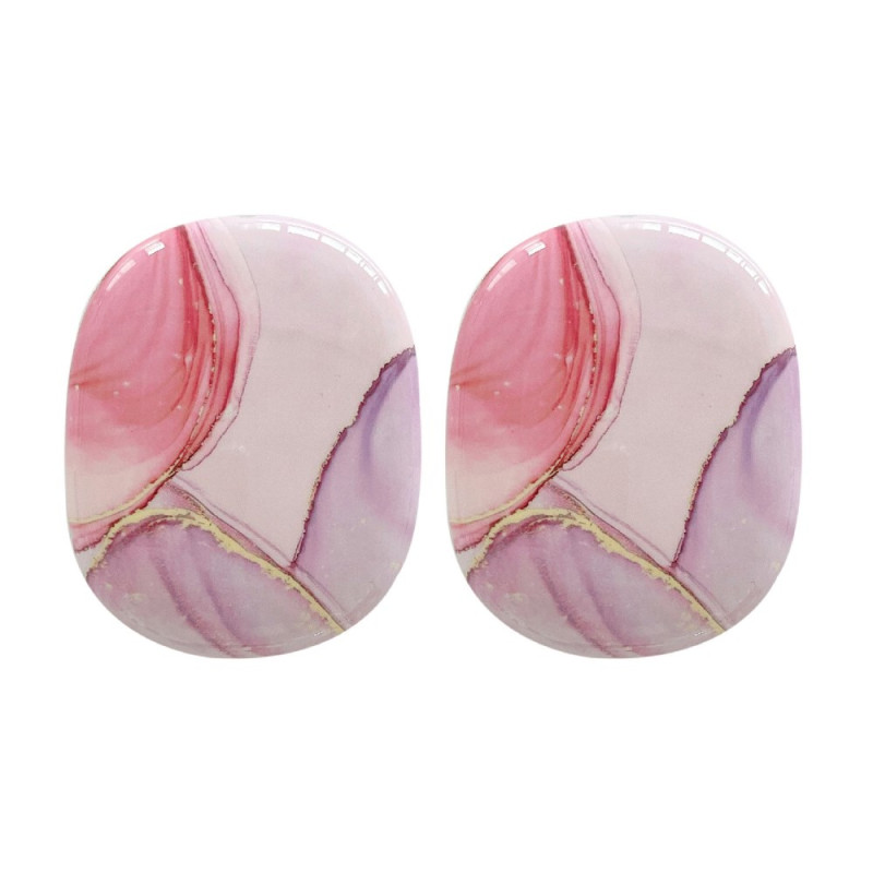 Capa protetora Airpods Max Pink Marble Design