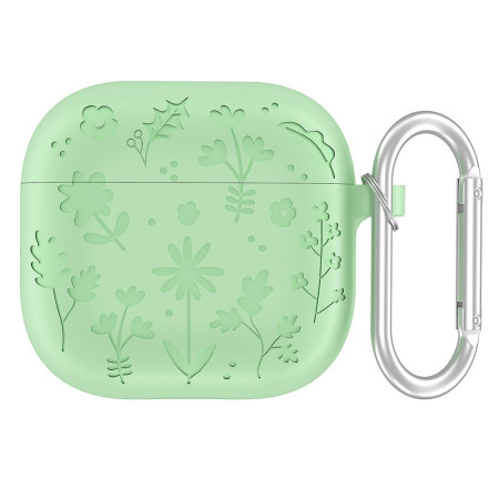 Capa com design floral e...