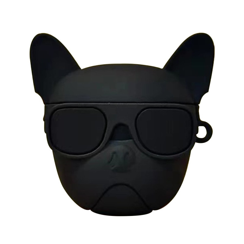 Capa
 AirPods 3 Cabeça de cão preto