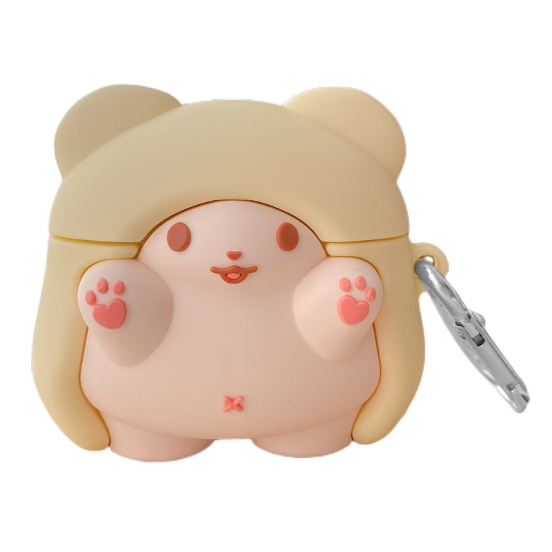 Capa para AirPods 3 em forma de urso do Cabo