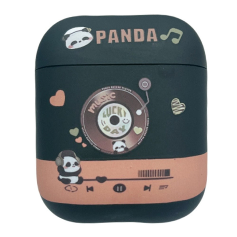 Capa
 para AirPods 2 / 1 com capa
 de carregamento Panda