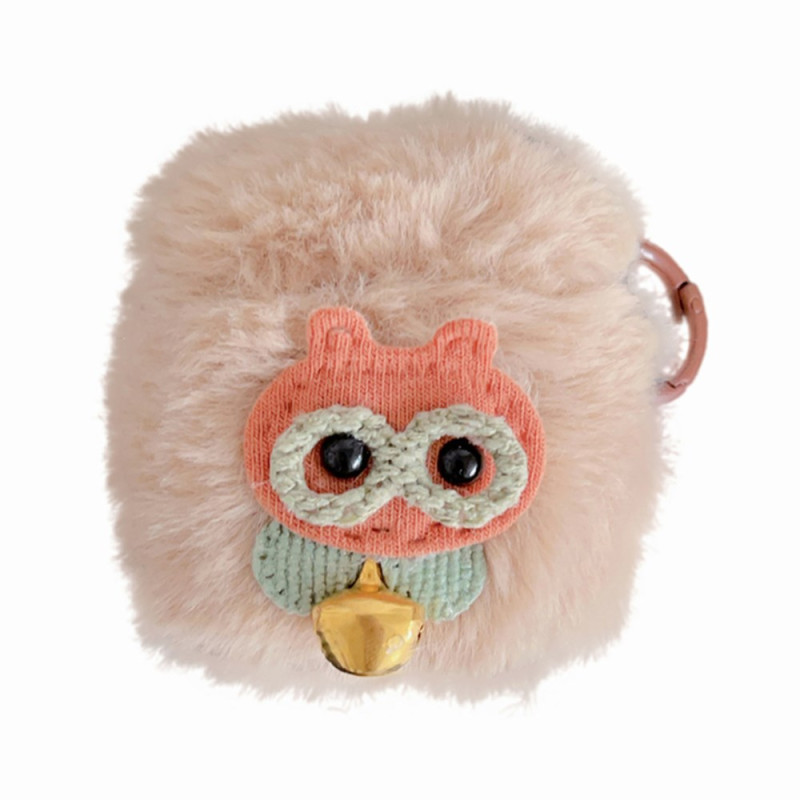 Capa de peluche para AirPods 2 / 1 Coruja