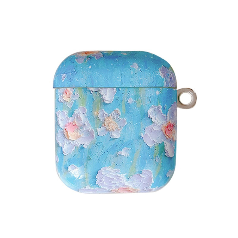 Capa
 Apple AirPods 2 / 1 Floral e Mosquetão