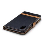 iPhone XR Case Fabric & Leather Effect