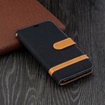 iPhone XR Case Fabric and Leather Effect (Tecido e Efeito Couro)