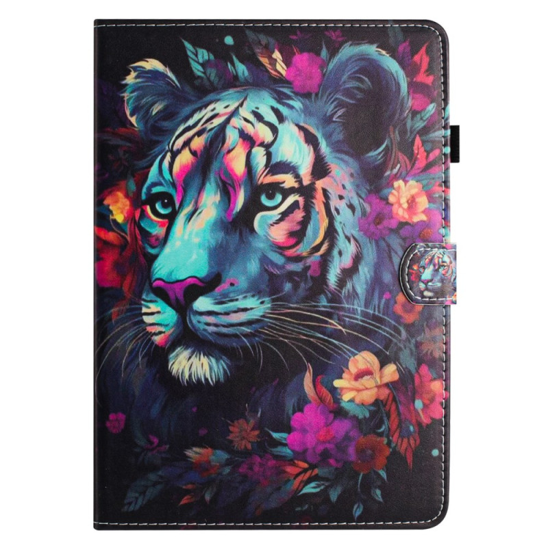 Capa para iPad Mini 7 (2024) / Mini 6 (2021) Padrão tigre