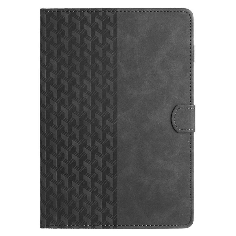 Capa para iPad Mini 7 (2024) / Mini 6 (2021) Estilo camurça com rebordo texturado