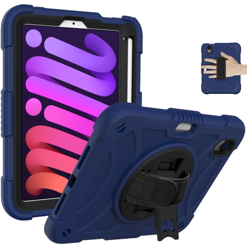 Capa para iPad Mini 7 (2024) / Mini 6 (2021) Suporte rotativo e capa
 para lápis