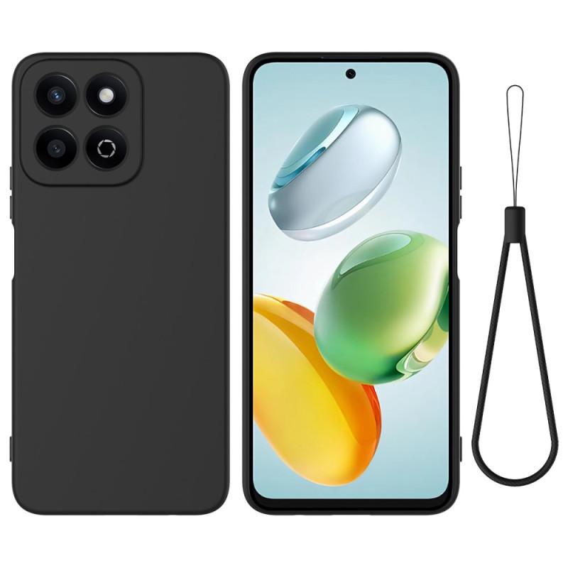 Capa com cordão de silicone para o Honor 200 Smart Liquid