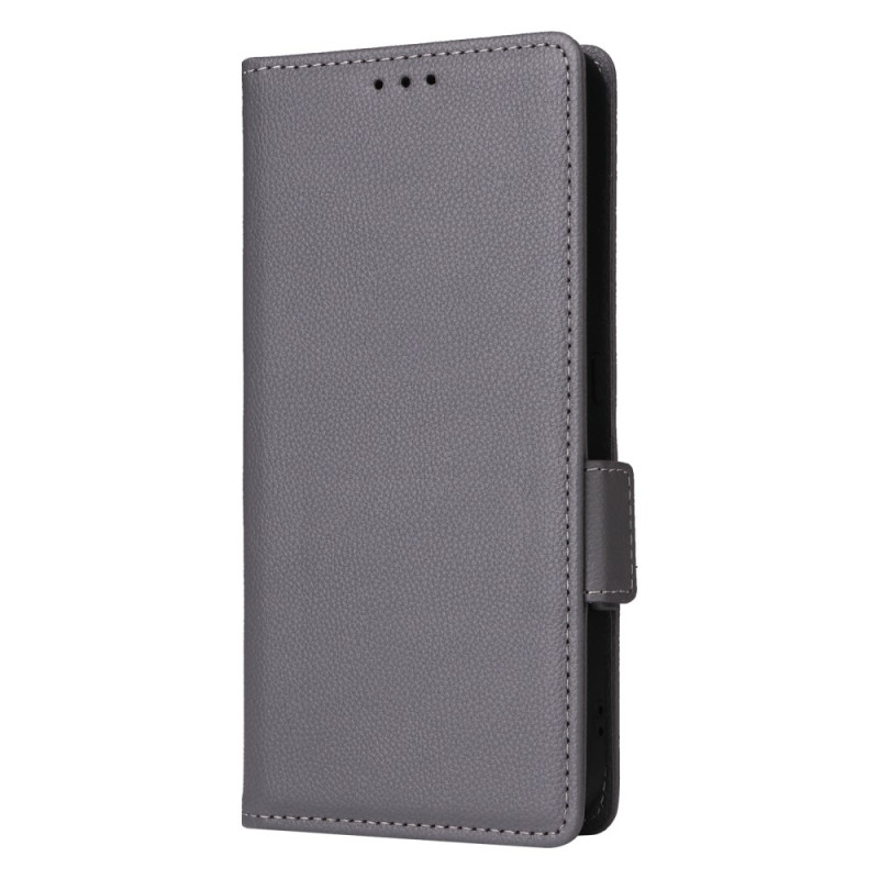 Capa de couro texturizada para Honor 200 Smart Faux com Lann