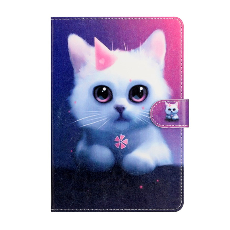 Capa para iPad Mini 5 (2019)/4/3/2/1 Branco gatinho