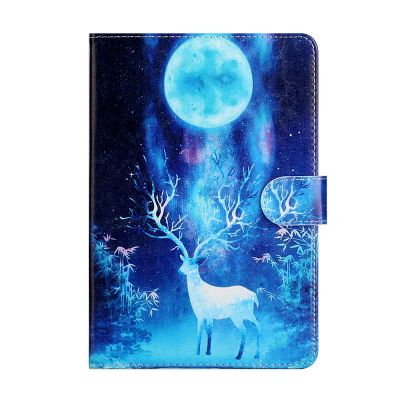 Capa para iPad Mini 5 (2019)/4/3/2/1 Alce e Lua