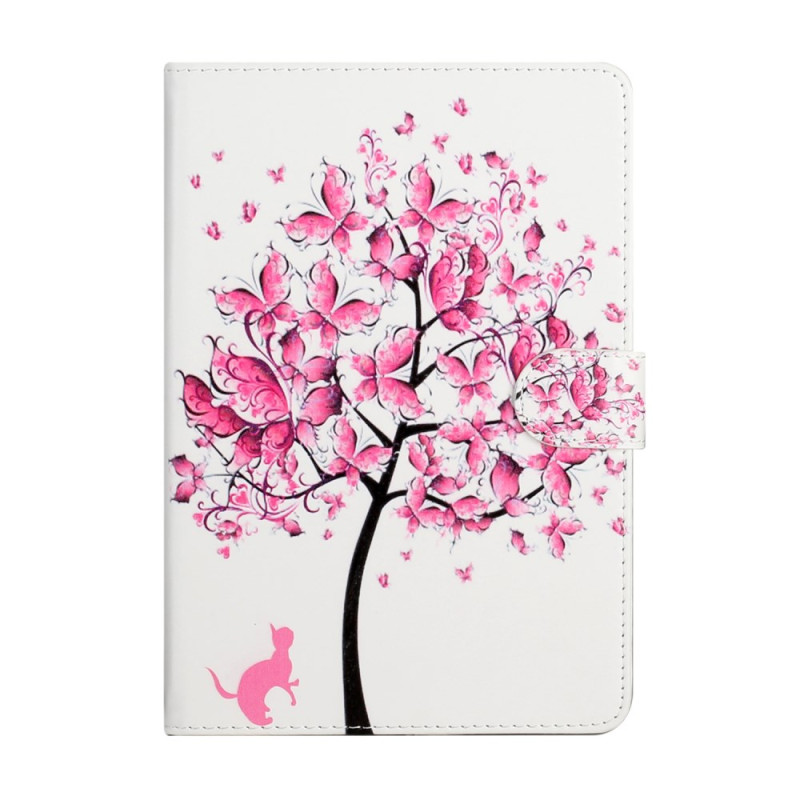 Capa para iPad Mini 5 (2019)/4/3/2/1 Árvore cor-de-rosa