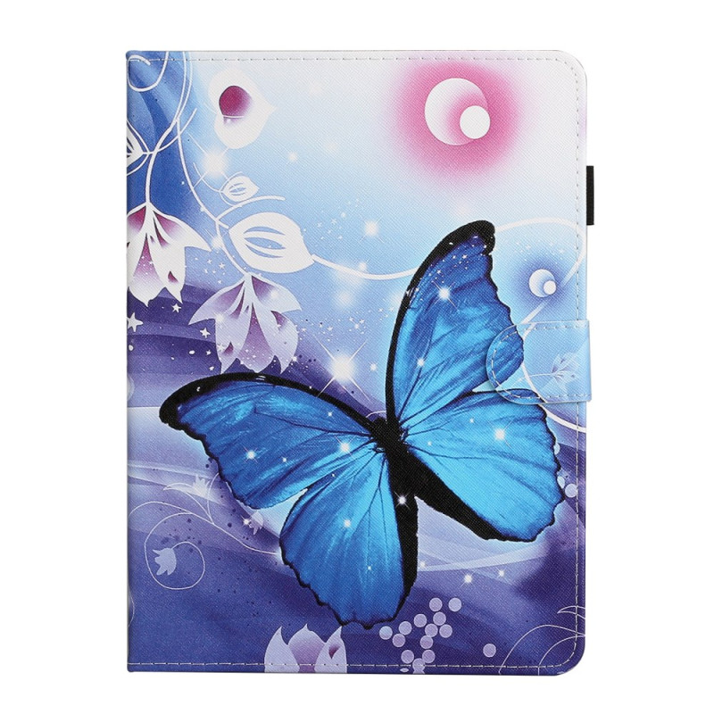 Capa para iPad Mini 5 (2019)/4/3/2/1 Borboleta azul mágica