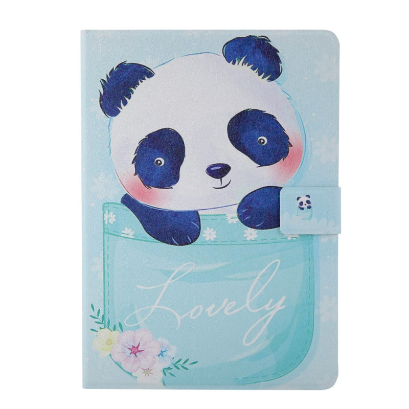 Capa para iPad Mini 5 (2019)/4/3/2/1 Panda na cama