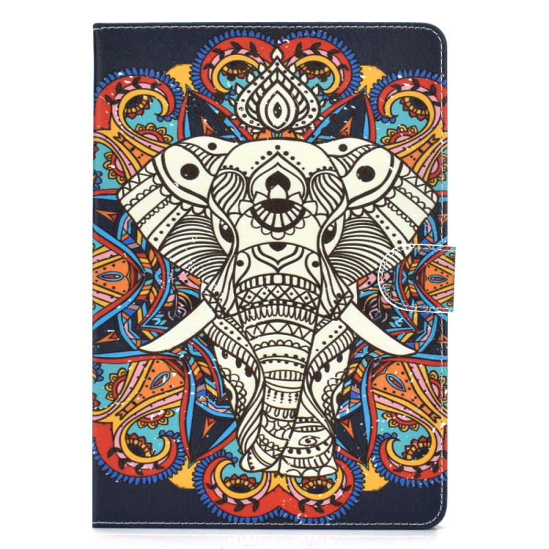 Capa para iPad Mini 5 (2019)/4/3/2/1 Tribal Elephant