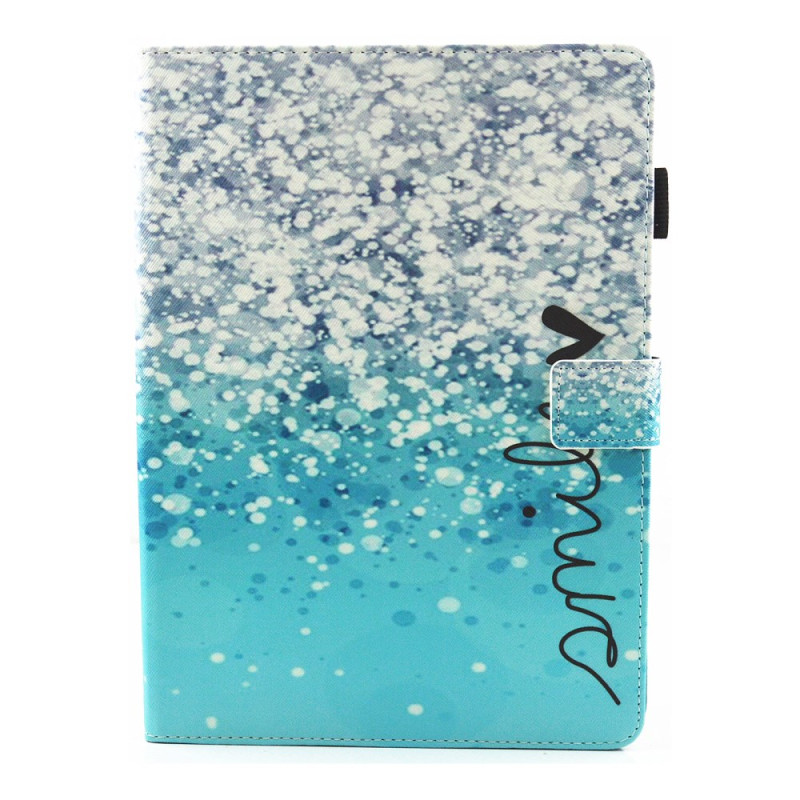 Capa azul Smile Glitter para iPad Mini 5 (2019)/4/3/2/1