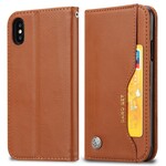 Capa Flip Capa iPhone XS Max Leatherette Capa de cartão