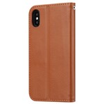Capa Flip Capa iPhone XS Max Leatherette Capa de cartão