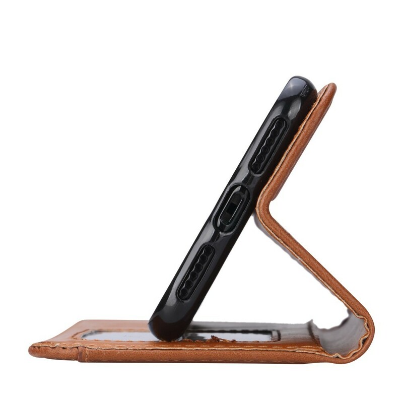 Capa Flip Capa iPhone XS Max Leatherette Capa de cartão