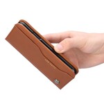 Capa Flip Capa iPhone XS Max Leatherette Capa de cartão