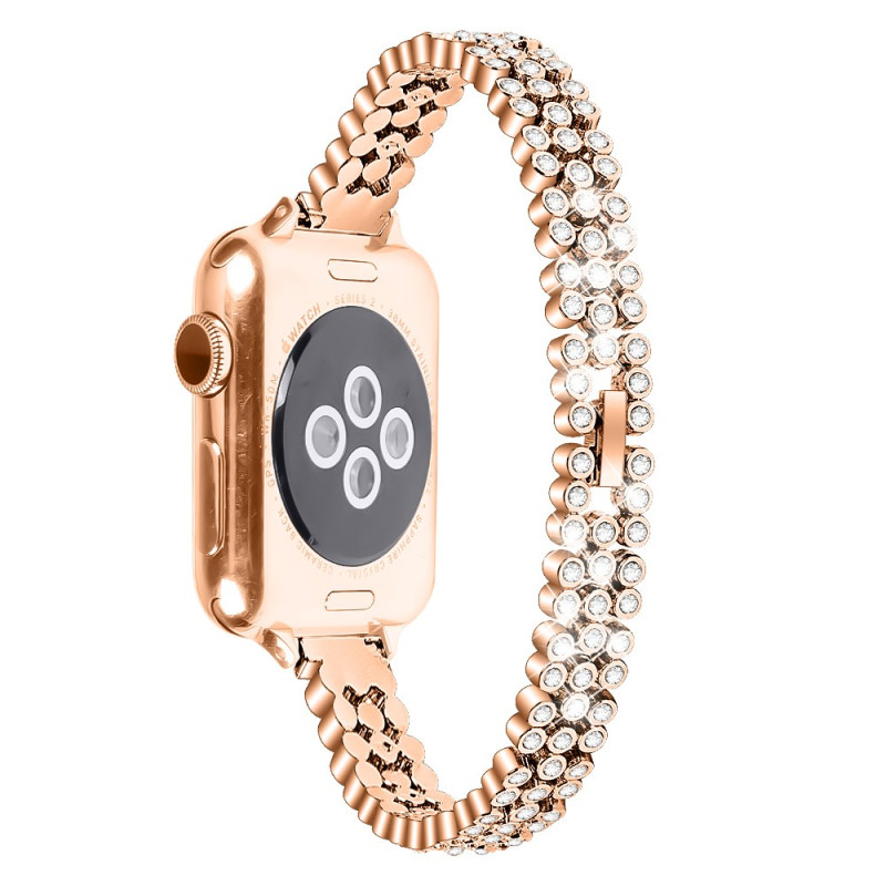 Pulseira para Apple Watch Series 46mm a 42mm / SE / Ultra 49mm Strass