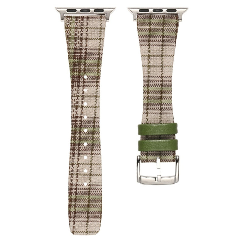 Pulseira para Apple Watch Series 46mm a 42mm / SE / Ultra 49mm Padrão tartan