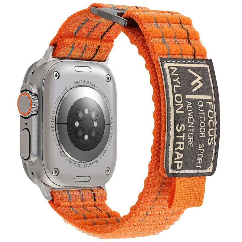 Pulseira para Apple Watch Series 10 46 mm / Ultra 2 / Ultra 49 mm / 9 8 7 45 mm / SE (2023) SE (2022) SE Nylon ajustável