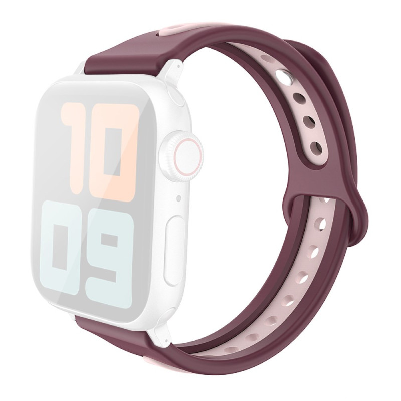 Pulseira para Apple Watch Series 46mm a 42mm / SE / Ultra 49mm bicolor AHASTYLE