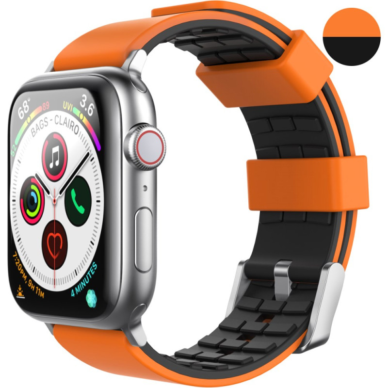 Pulseira para Apple Watch Series 46mm a 42mm / SE / Ultra 49mm bicolor AHASTYLE