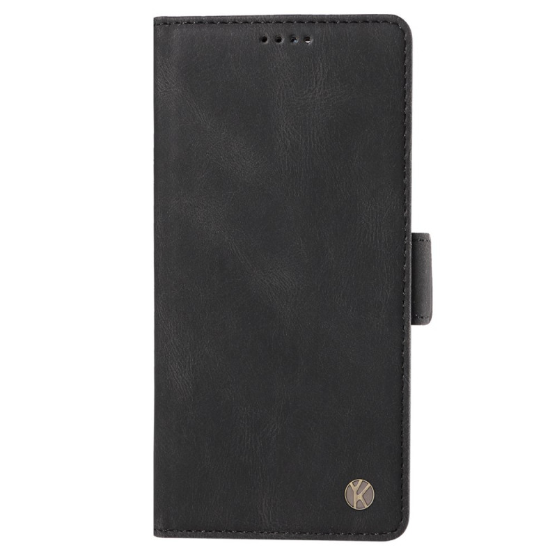 Capa de couro sintético para Xiaomi 14T Pro YIKATU