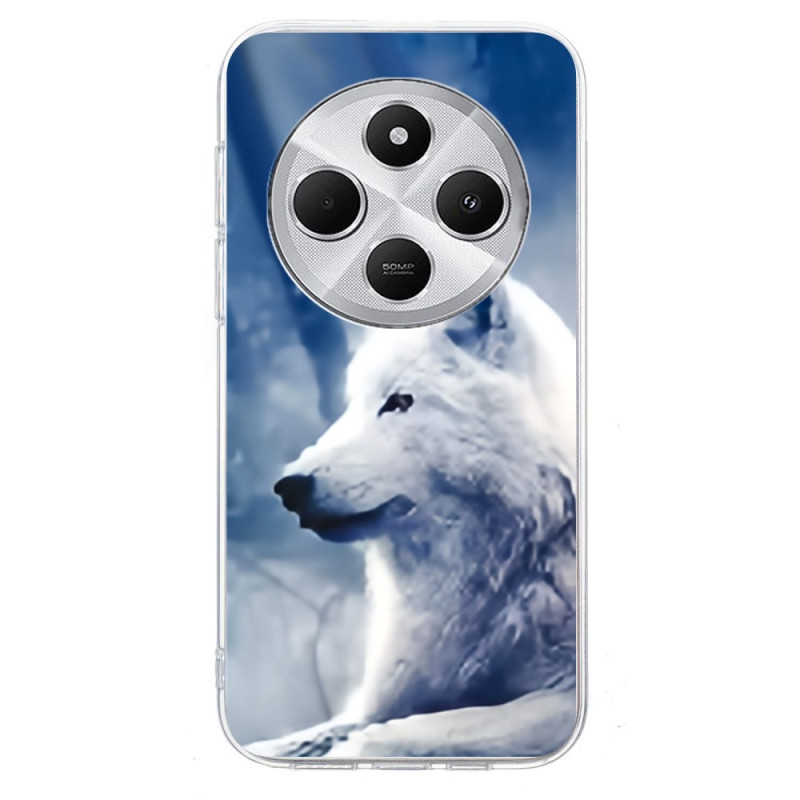 Capa para Xiaomi Redmi 14C / Poco C75 Wolf White